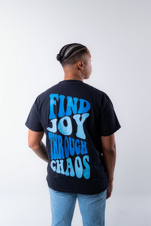 GROOVY ESSENTIALS TEE - BLUE